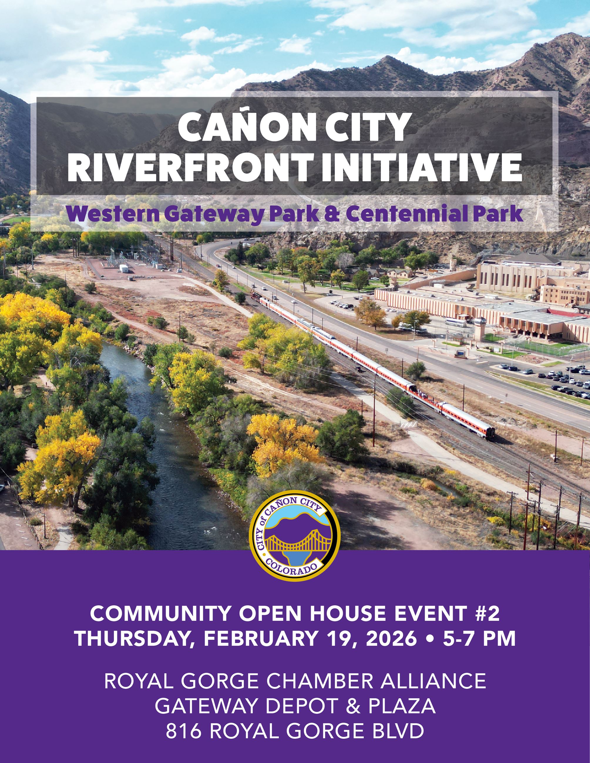 Riverfront Initiative Open House Flyer