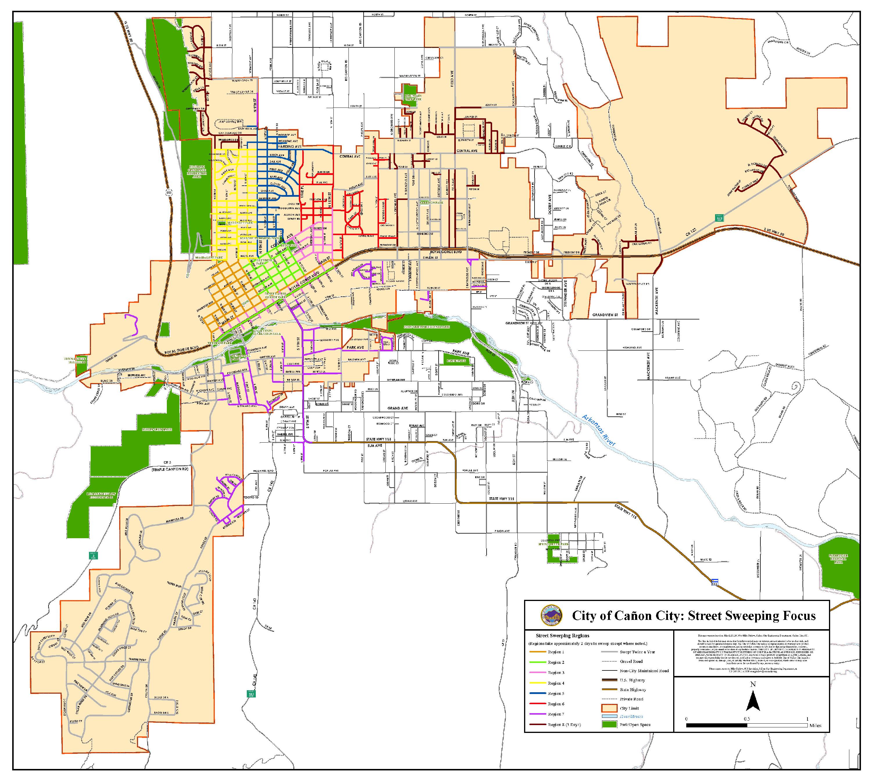 Street Sweeping Schedule Map (PDF) Opens in new window